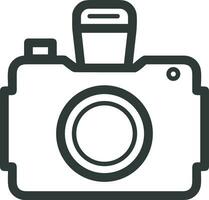 kamera fotografi ikon symbol bild vektor. illustration av multimedia fotografisk lins grapich design bilder vektor