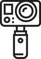 Kamera Fotografie Symbol Symbol Bild Vektor. Illustration von Multimedia fotografisch Linse Grapich Design Bilder vektor