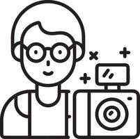 Kamera Fotografie Symbol Symbol Vektor Bild. Illustration von Multimedia fotografisch Linse Grafik Design Bild