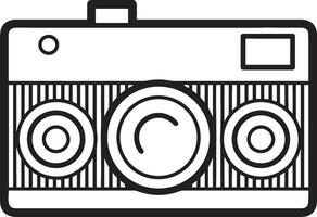 kamera fotografi ikon symbol bild vektor. illustration av multimedia fotografisk lins grapich design bild vektor