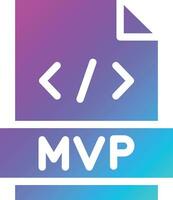 MVP-Vektor-Icon-Design-Illustration vektor