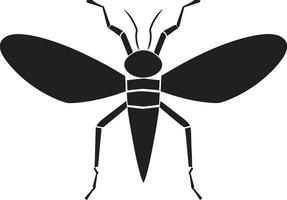 kompliziert Insekt Profil Vektor glatt Stock Insekt Symbolismus