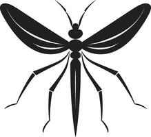 Vektor Stock Insekt Silhouette künstlerisch Insekt Logo