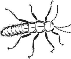 underjordisk termit vapen sammet termit ikon vektor