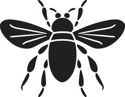 winzig Insekt Geißel Abzeichen tsetse Pest Insignien vektor