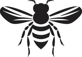 heimlich tsetse Eindringling Insekt Bedrohung Logo Design vektor