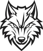 Regal Wolf Pack Abzeichen Onyx Alpha Insignien vektor