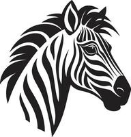 prowling zebra mark smyg randig skönhet insignier vektor