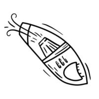 Symbol des Handautostaubsaugers im Doodle-Stil vektor