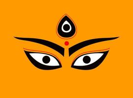 Herr Durga bhavani Augen Vektor Illustration.