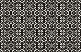 japansk årgång sömlös mönster på en svart bakgrund. vektor illustration. vågrätt och vertikalt repeterbar.