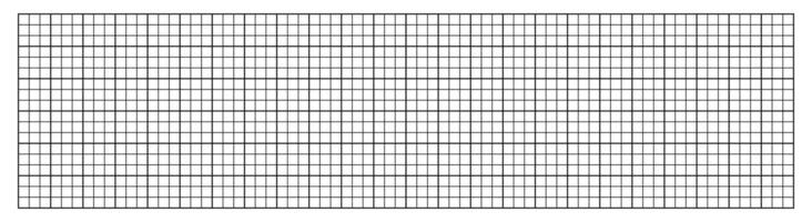 geometrisk rutnät med kvadrater bakgrund. grafisk tom vit mall med svart rader för utarbetande och teknisk design med millimeter vektor markeringar