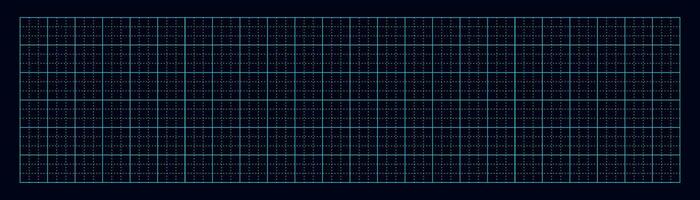 geometrisch Gitter mit Quadrate Hintergrund. Grafik leer Weiß Vorlage mit schwarz Linien zum Abfassung und technisch Design mit Millimeter Vektor Markierungen