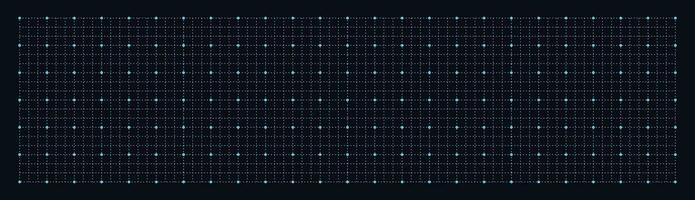 geometrisk rutnät med kvadrater bakgrund. grafisk tom svart mall med blå rader för utarbetande och teknisk design med millimeter vektor markeringar