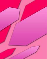 rote und rosa Formen mit Schattenhintergrundillustration vektor