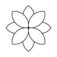 blomma ikoner vektor samling, illustration logotyp mall i trendig stil.