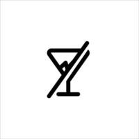 Glas Symbol Vektor