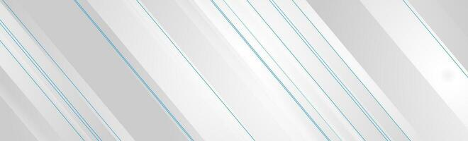 Blau Linien und grau Streifen abstrakt geometrisch minimal Hintergrund vektor