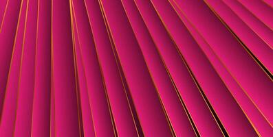 företags- rosa och lyx gyllene Ränder abstrakt bakgrund vektor