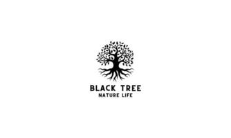 Baum von Leben Logo Design Inspiration isoliert auf Weiß Hintergrund. vektor