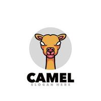 Kamel Maskottchen Logo vektor