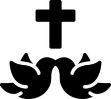 fast ikon för kristendomen vektor