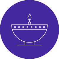 Vektor Diwali Lampe Symbol