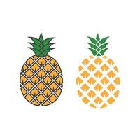 ananas frukt ikon mall vektor illustration