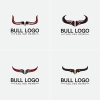 Bull Horn Logo und Symbol Vorlage Symbole App