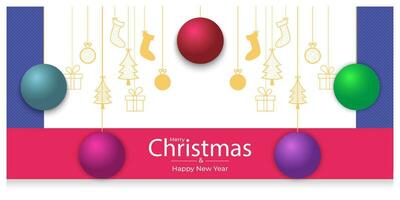 Weihnachten Banner Hintergrund Designs-01 vektor