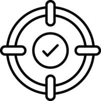 Richtigkeit Vektor Symbol