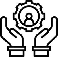 Unterstützung Vektor Symbol