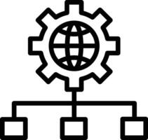 Netzwerk Entwicklung Vektor Symbol