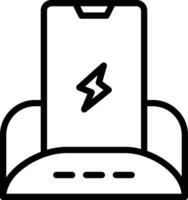 telefon docka vektor ikon