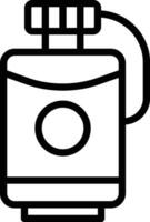 Hüfte Flasche Vektor Symbol