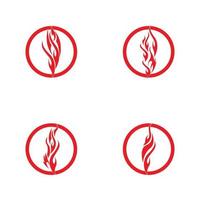 eld flamma vektor illustration designmall