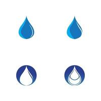 vatten droppe logotyp mall vektor