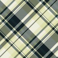 kolla upp tyg textil- av sömlös tartan textur med en bakgrund pläd mönster vektor. vektor