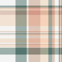 nahtlos Hintergrund Tartan von Textil- Plaid Muster mit ein Stoff prüfen Textur Vektor. vektor