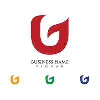 Geschäft korporativ u Brief Logo vektor