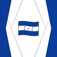 Honduras Flagge abstrakt Hintergrund Design Vorlage. Honduras Unabhängigkeit Tag Banner Sozial Medien Post. Hintergrund vektor