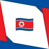 Norden Korea Flagge abstrakt Hintergrund Design Vorlage. Norden Korea Unabhängigkeit Tag Banner Sozial Medien Post. Norden Korea Unabhängigkeit Tag vektor