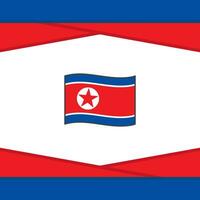 Norden Korea Flagge abstrakt Hintergrund Design Vorlage. Norden Korea Unabhängigkeit Tag Banner Sozial Medien Post. Norden Korea Vektor
