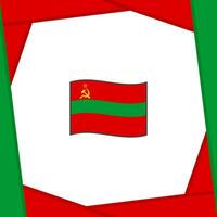 transnistria flagga abstrakt bakgrund design mall. transnistria oberoende dag baner social media posta. transnistria baner vektor