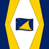 tokelau Flagge abstrakt Hintergrund Design Vorlage. tokelau Unabhängigkeit Tag Banner Sozial Medien Post. tokelau Hintergrund vektor