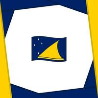 tokelau flagga abstrakt bakgrund design mall. tokelau oberoende dag baner social media posta. tokelau baner vektor