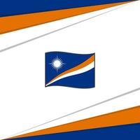 Marshall Inseln Flagge abstrakt Hintergrund Design Vorlage. Marshall Inseln Unabhängigkeit Tag Banner Sozial Medien Post. Marshall Inseln Design vektor