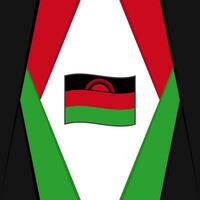 malawi flagga abstrakt bakgrund design mall. malawi oberoende dag baner social media posta. malawi bakgrund vektor