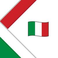 Italien Flagge abstrakt Hintergrund Design Vorlage. Italien Unabhängigkeit Tag Banner Sozial Medien Post. Italien Illustration vektor