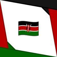 kenya flagga abstrakt bakgrund design mall. kenya oberoende dag baner social media posta. kenya oberoende dag vektor